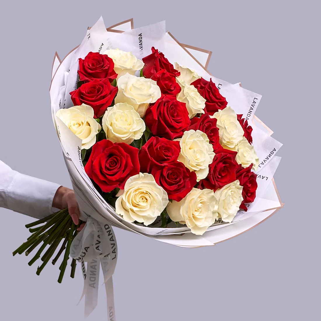 Букет 25 красных роз Эквадор