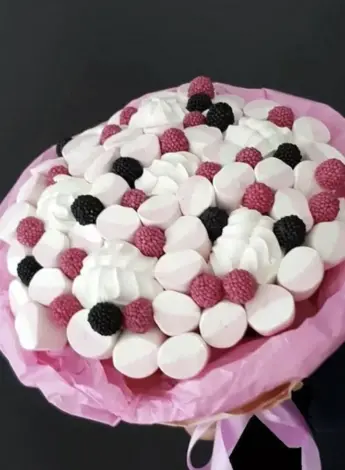 Букет из зефира и маршмело