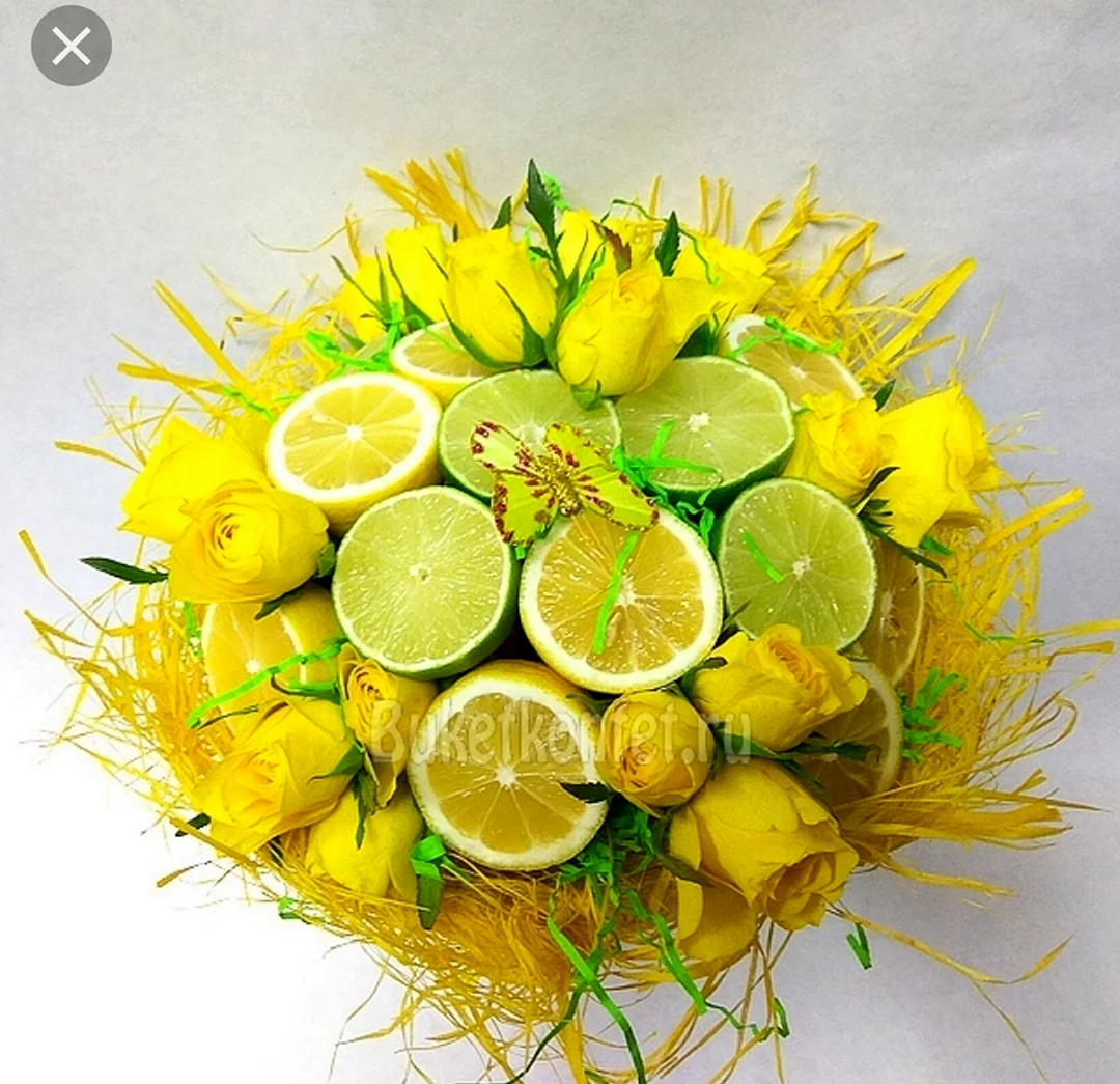 Букет с лимонами