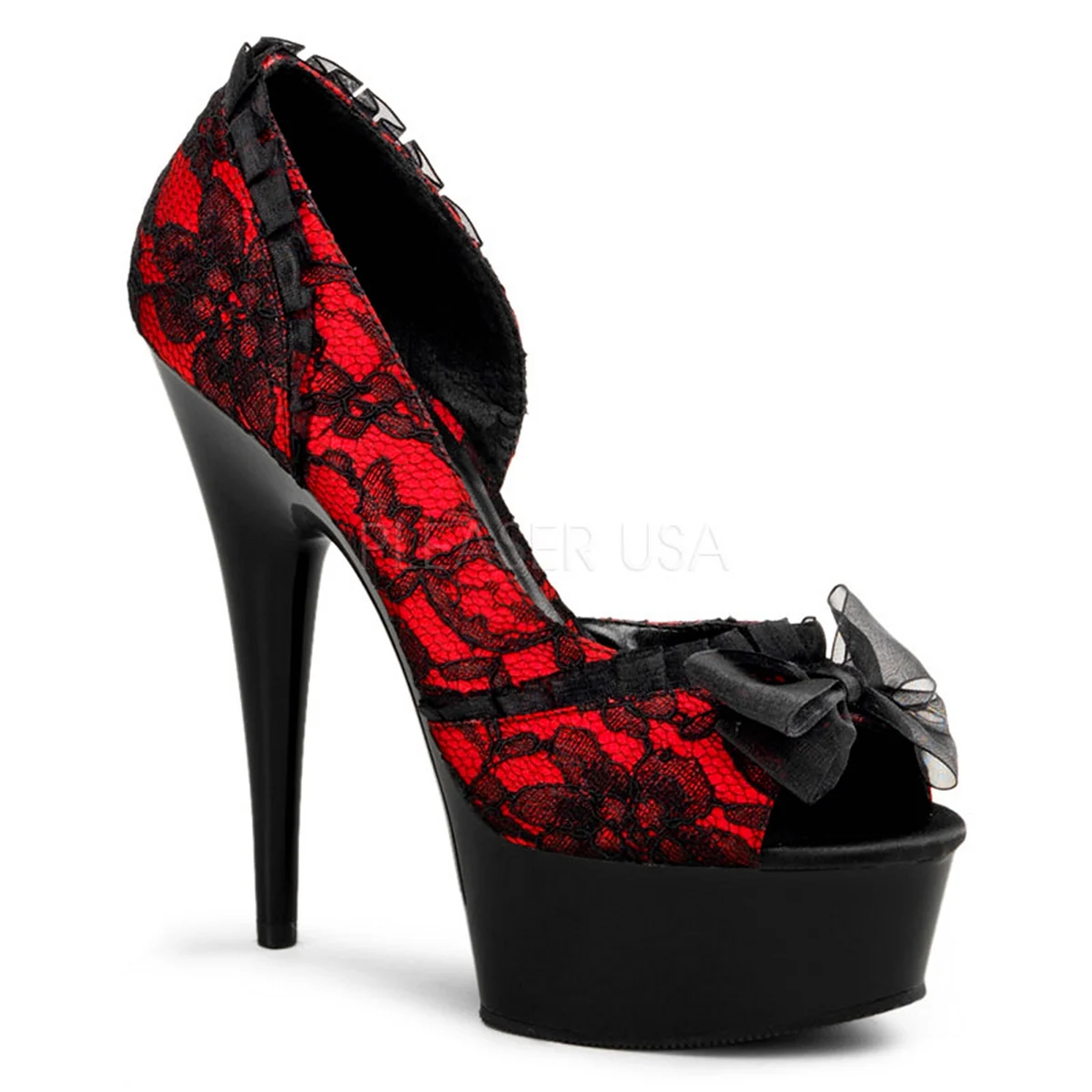 Черно красные туфли