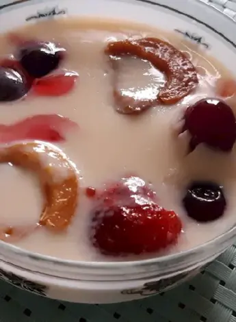 Десерт с ряженкой