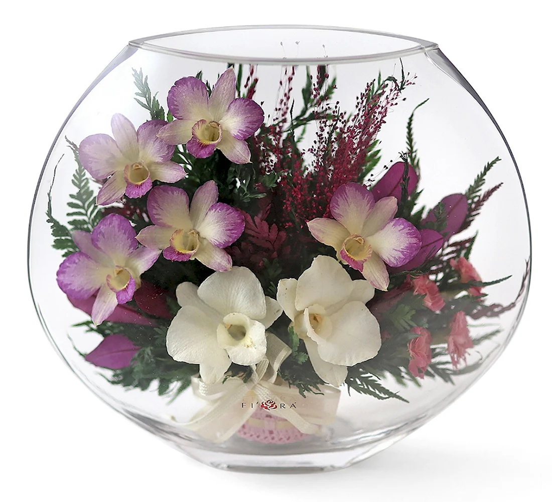 Фиора цветы в стекле