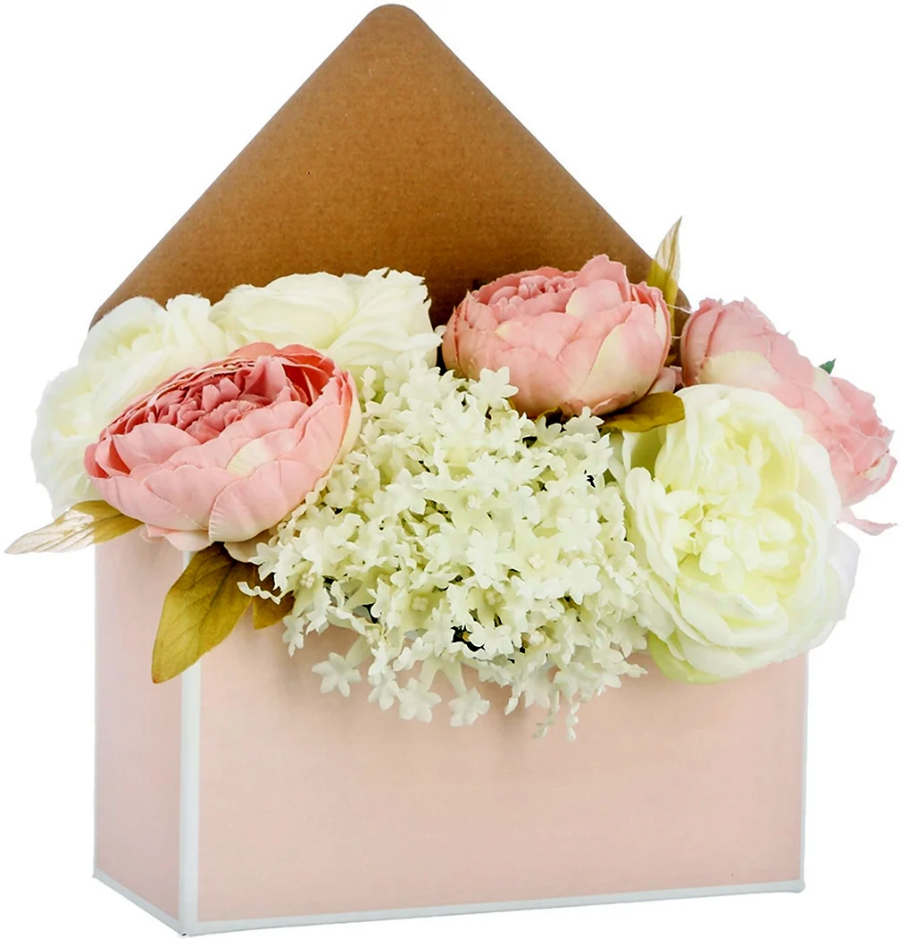 Флористическая упаковка коробки