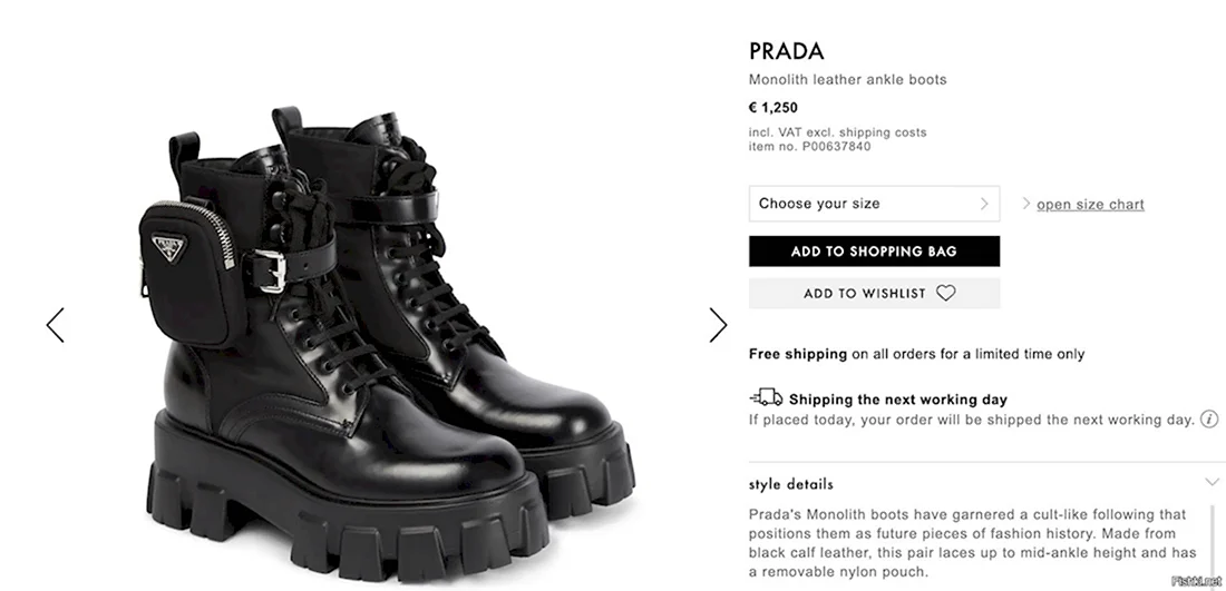 Кадыров в ботинках Prada