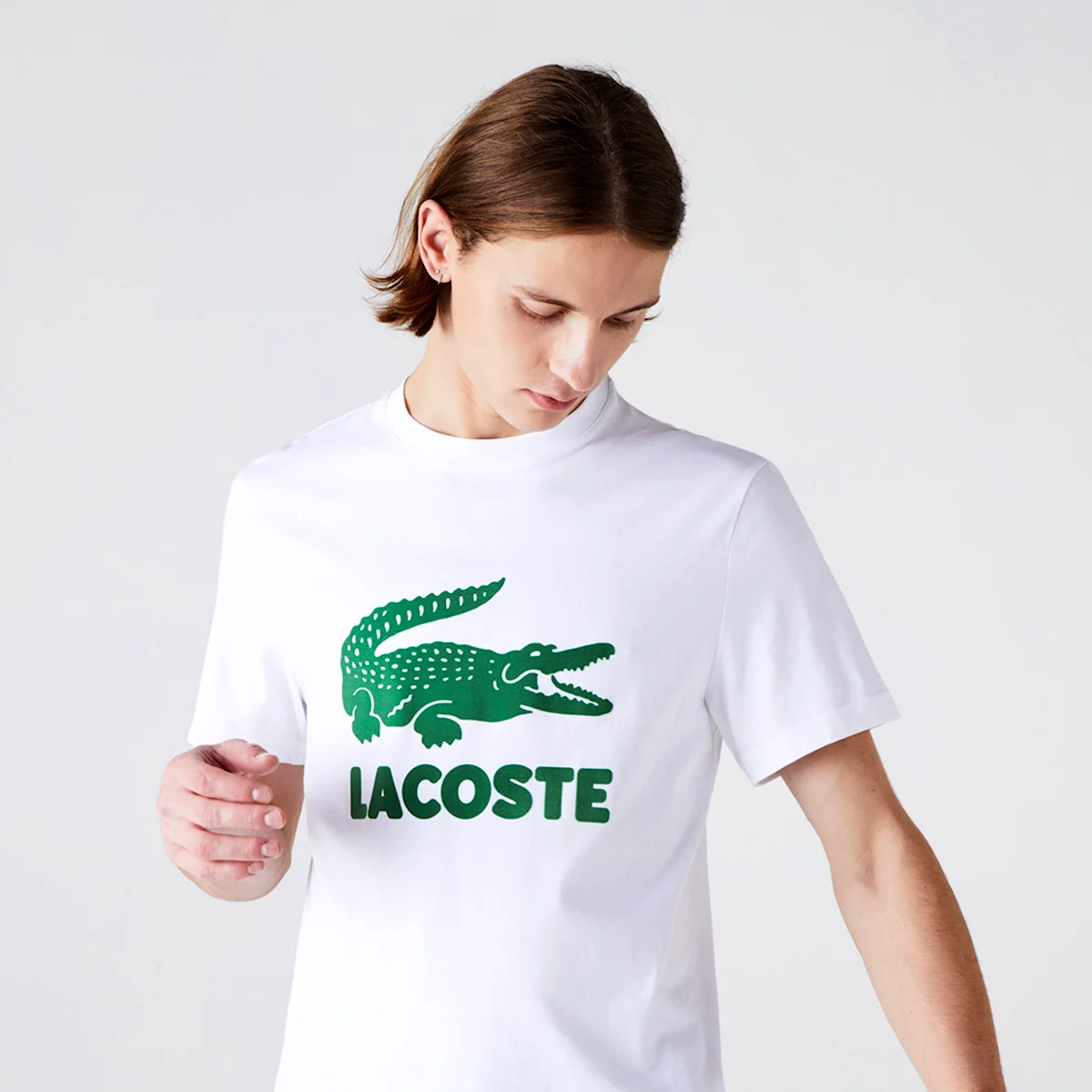 Хлопковая футболка Lacoste lve