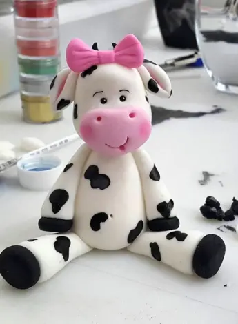 Корова из мастики мастер класс