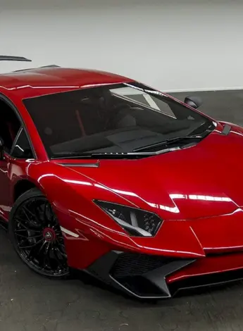 Lamborghini Aventador SV Red