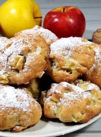 Мягкое печенье с яблоками