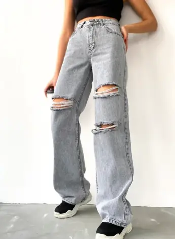 Модные джинсы трубы