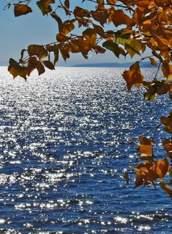 Море осенью
