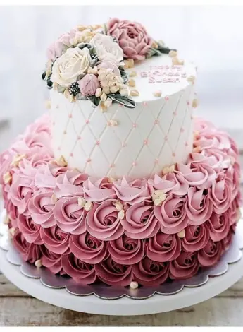 Очень красивый торт на день рождения