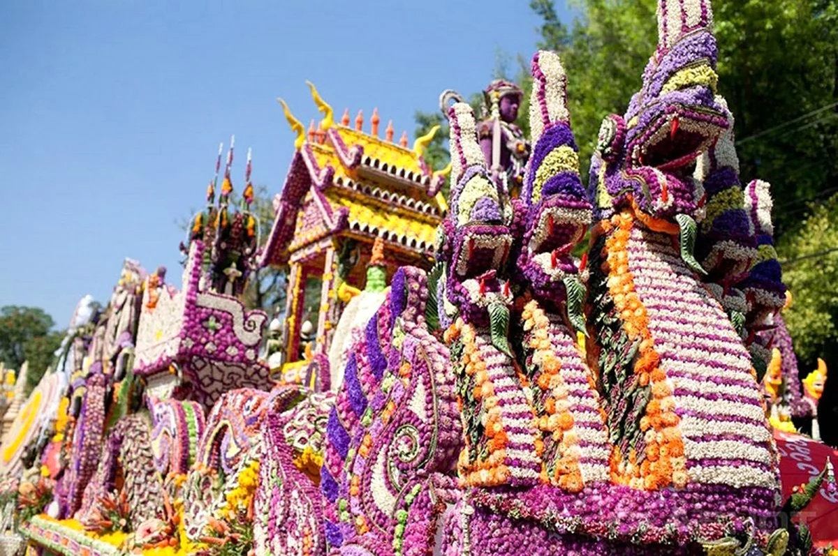 Праздник цветов Chiang mai Flower Festival - Таиланд