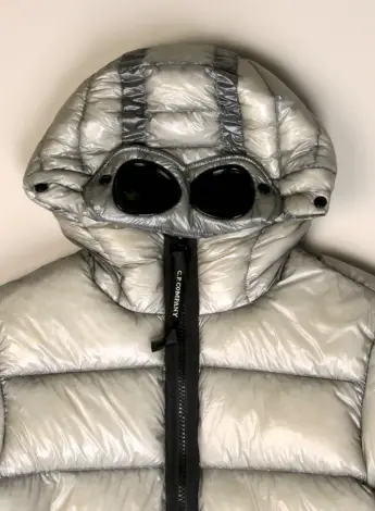 Пуховик c.p Company серый Puffa
