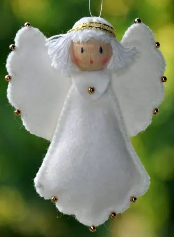 Рождественский ангел елочная игрушка