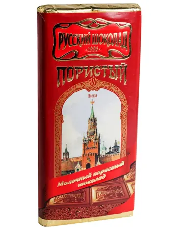 Русский шоколад белый пористый 90гр