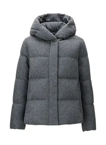 Серая куртка Uniqlo