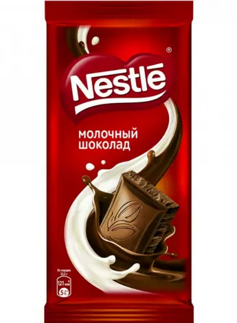Шоколад Нестле молочный 82г