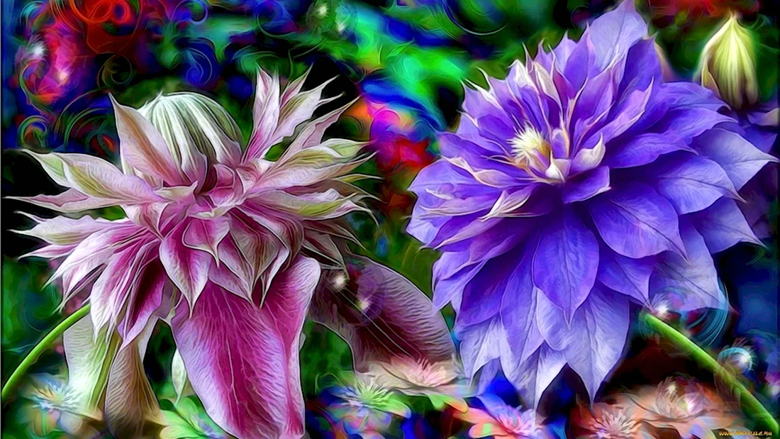 Сказочный цветок Диана Элова