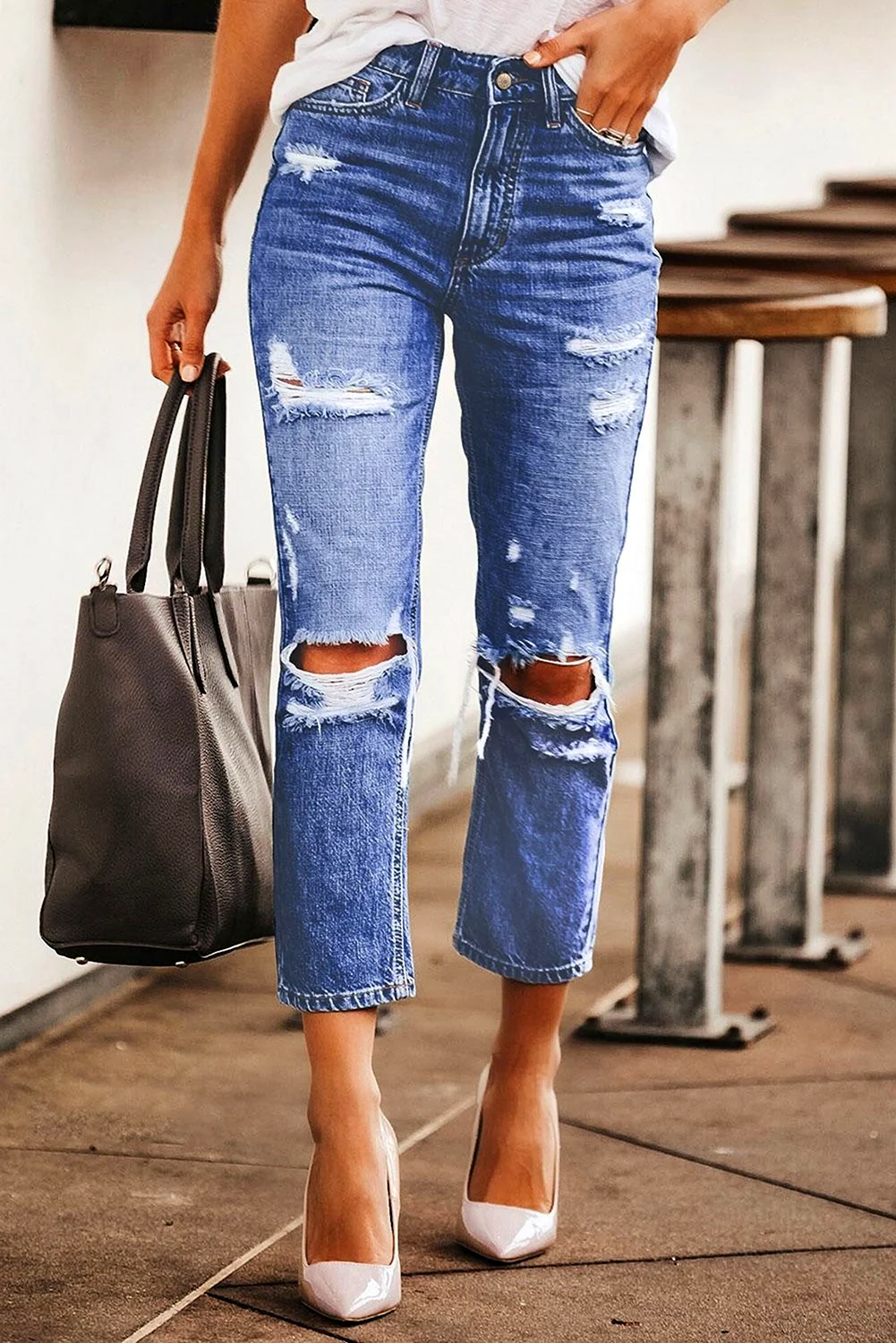 Slim Cropped джинсы