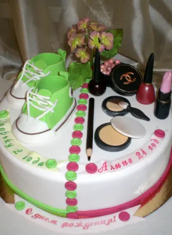 Торт для мамы и Дочки на день рождения в один день