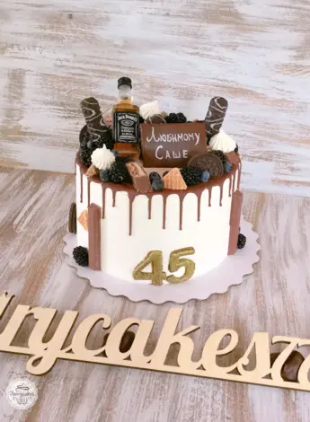 Торт на 45 лет мужчине