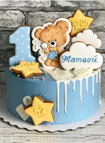 Торт на годик мальчику