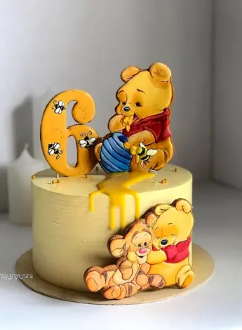 Торт с пряниками Винни пух