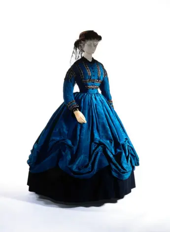 Викторианская эпоха 1850 одежда Франция