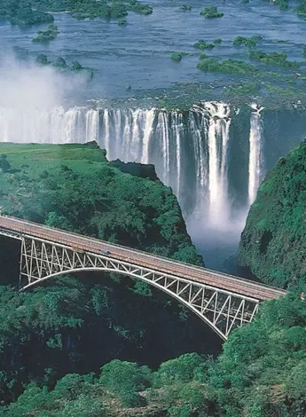 Водопад Виктория мост Замбези