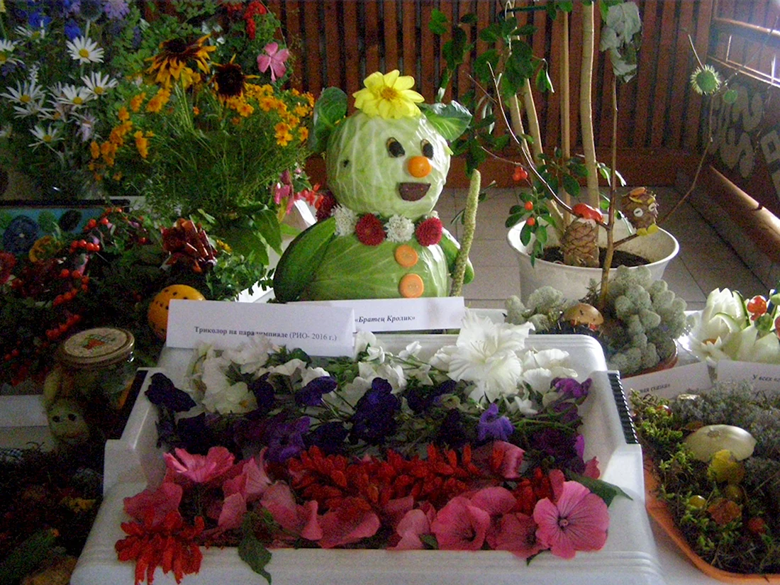 Выставка цветов и овощей