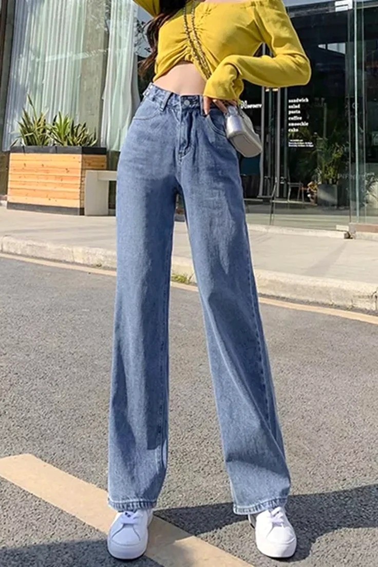 Wide Leg джинсы Корея 2020