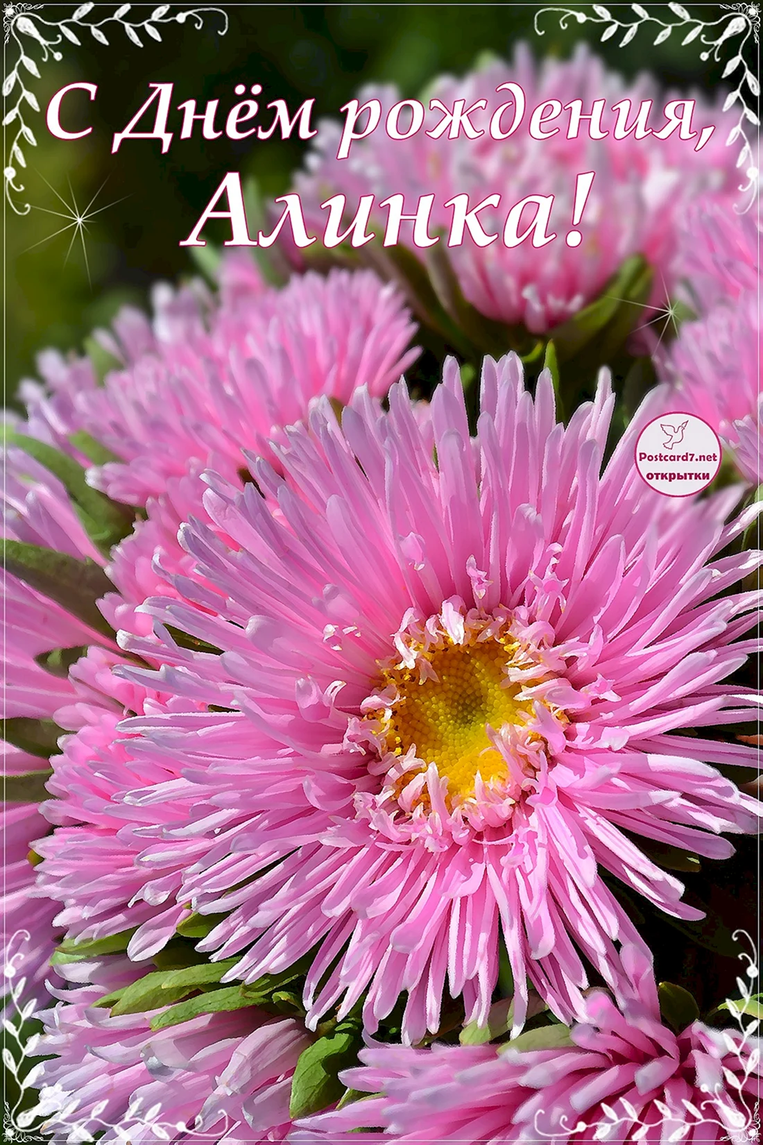 Алинка с днём рождения