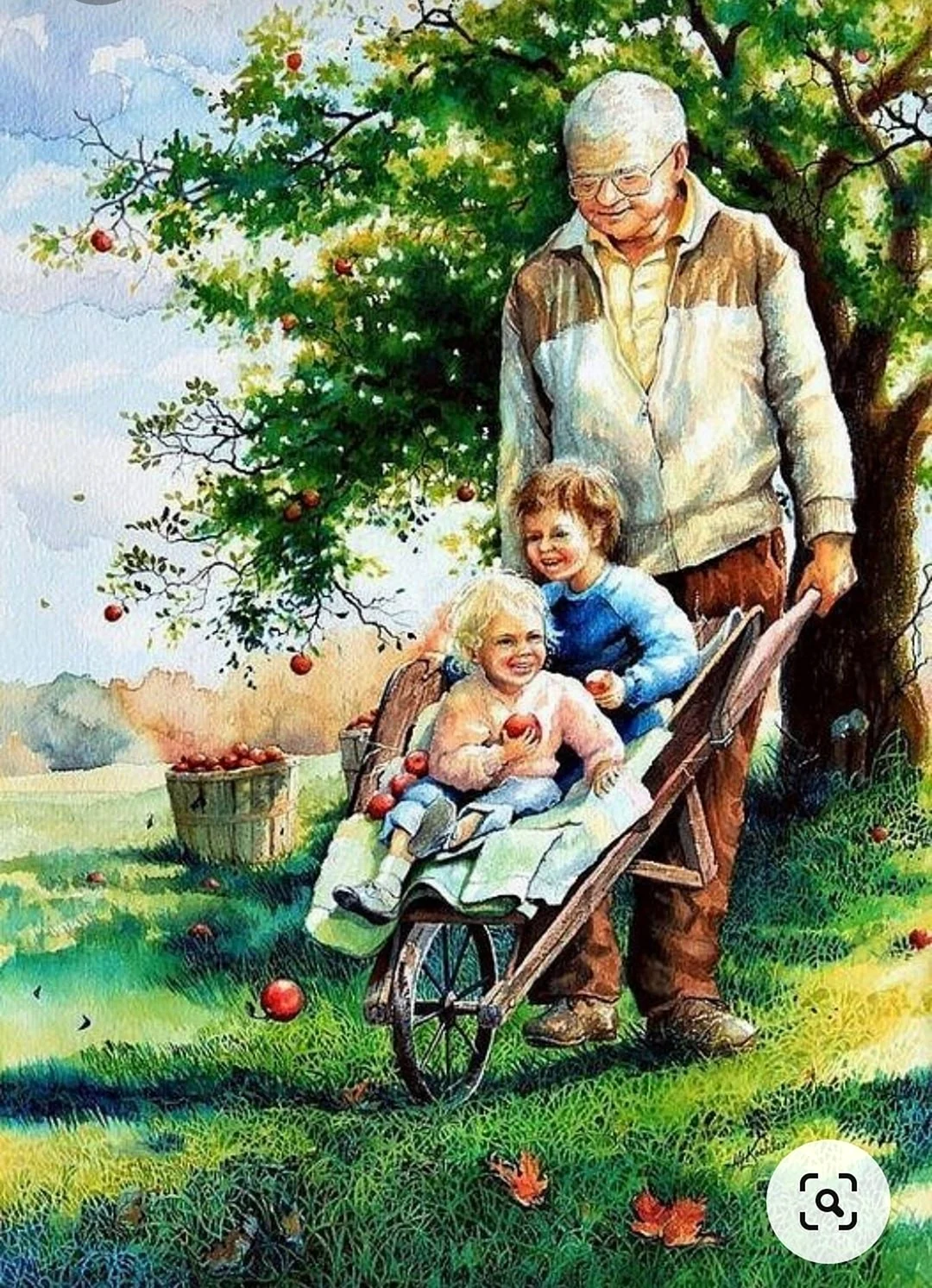 Бабушка и внуки