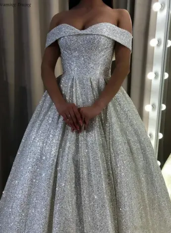 Ball Gown Свадебные платья блестящие