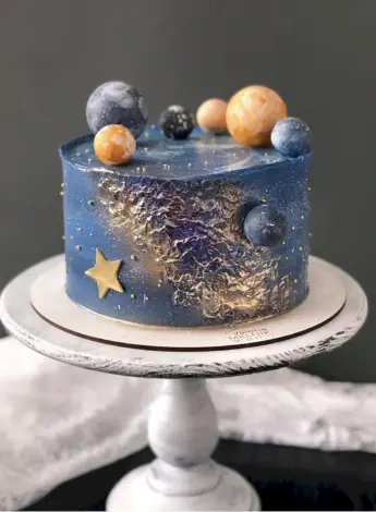 Бенто торт космос