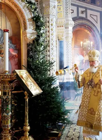 Богослужение на Рождество Христово