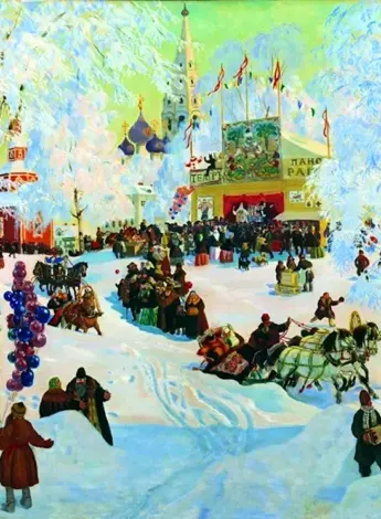 Борис Михайлович Кустодиев Масленица