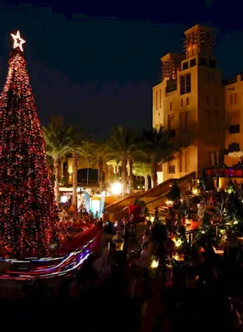 Dubai Madinat Jumeirah елка