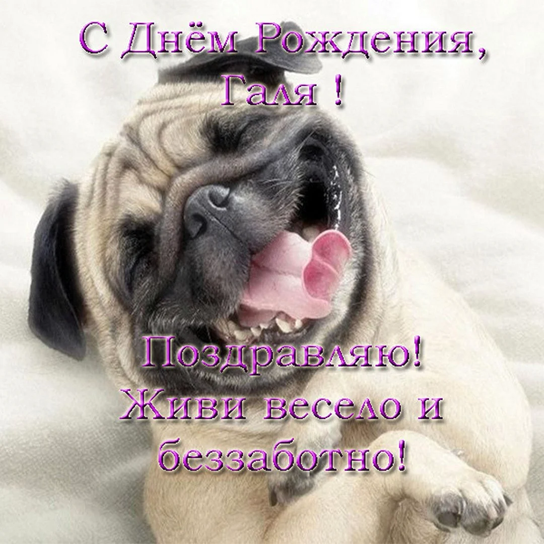 Галя с днём рождения