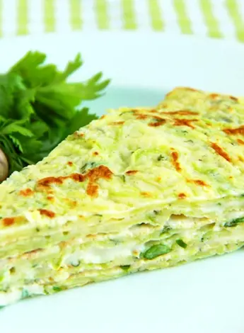 Кабачковый закусочный торт