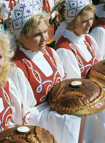 Хлеб соль встреча гостей