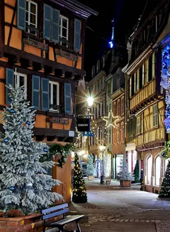 Кольмар Франция Рождество