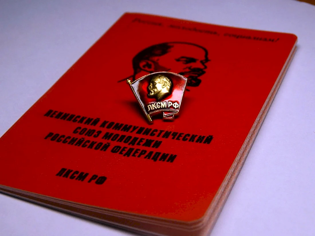 Комсомольский билет ЛКСМ РФ