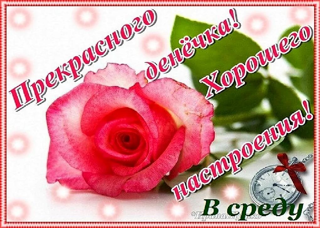 Красивые поздравления со средой