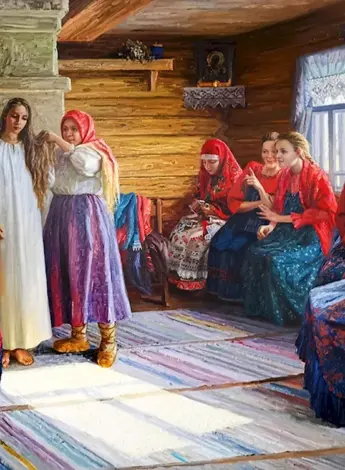Крестьянская свадьба. Антохина-Куракса н. а.