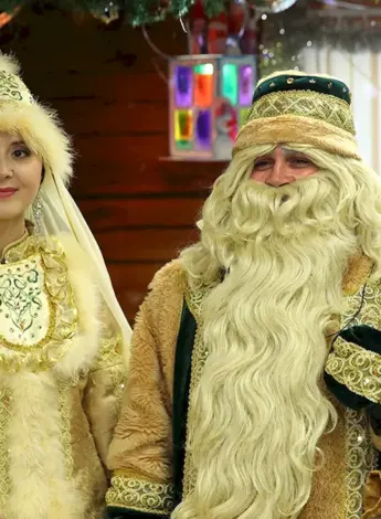 Кыш Бабай и кар кызы