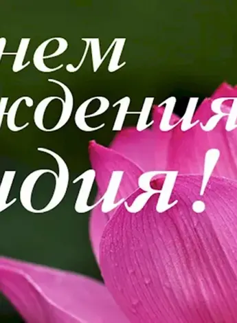Лидочка с днем рождения