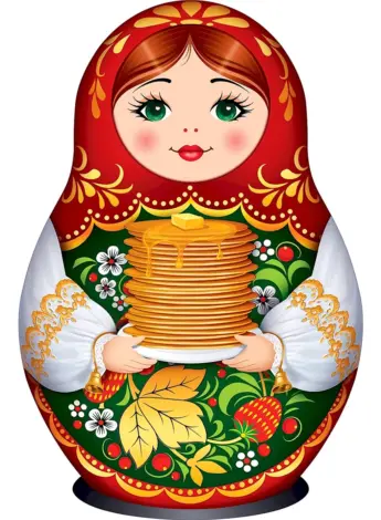 Матрешка на Масленицу