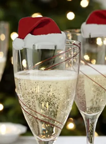 Новогодние бокалы для шампанского