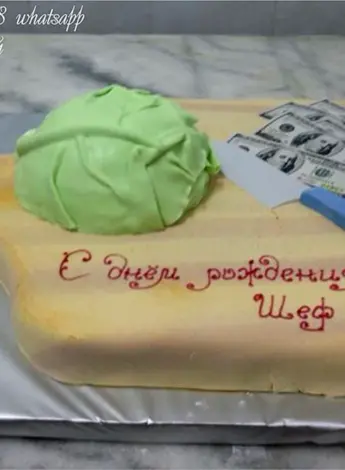 Оригинальный торт для директора